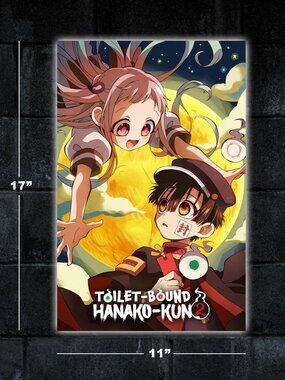 Toilet-Bound Hanako-Kun anime show poster - 11x17 wall art print merch manga